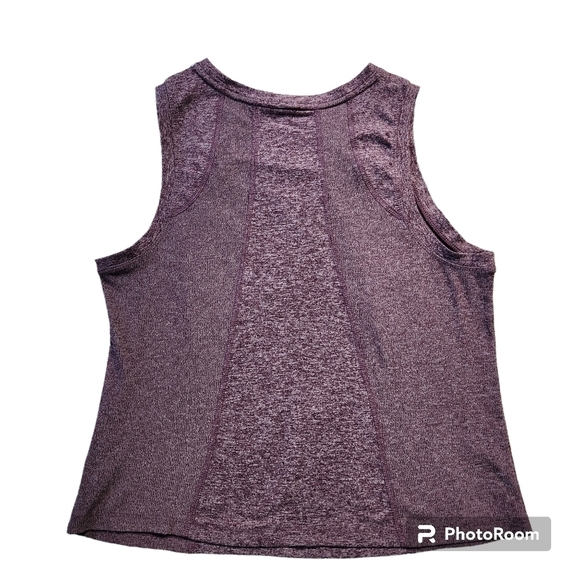NWT Member's Mark Soft Ribbed Purple  Workout Athletic Tank sz S - Picture 3 of 5